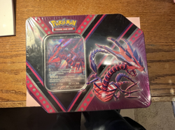 Pokemon TCG V Powers TIN Eternatus V 5 Booster Packs Factory Sealed.. See Pics - Image 1