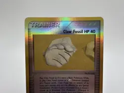 Claw Fossil HP 40 90/100 EX Sandstorm Reverse Holo Common E-Reader Pokemon TCG - Image 2