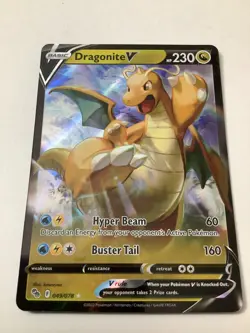 2022 Pokemon Go 049/078 Dragonite V Ultra Rare M/NM - Image 3
