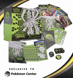 Pokemon Center Perfect Order Bundle Presale ETB x 2 Booster Bundles Display - Image 2