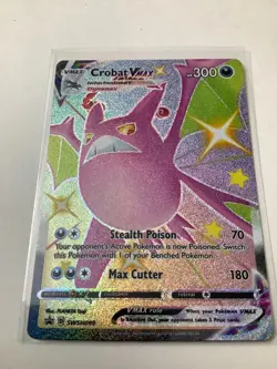 2021 Pokemon SWSH Black Star Promo SWSH099 Crobat VMAX M/NM - Image 1