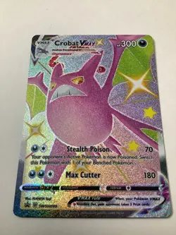 2021 Pokemon SWSH Black Star Promo SWSH099 Crobat VMAX M/NM - Image 3