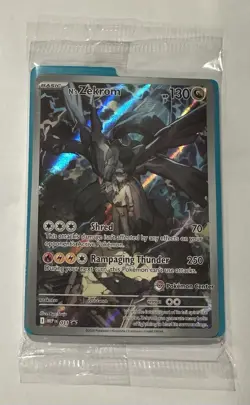 N's Zekrom 031 Ascended Heroes ETB Promo Pokemon Center Stamp SEALED - Image 1