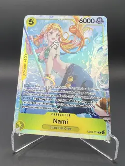 Nami EB03-053 SR SP Special Holo One Piece Card Game Bandai Heroines GEM MINT - Image 4
