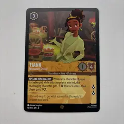 Disney Lorcana TCG Tiana Restaurant Owner Legendary Foil Azurite Sea, #16/204 - Image 1