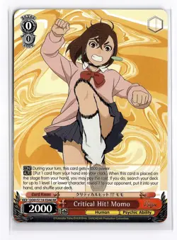Weiss schwarz Critical Hit Momo DDD/S118-E046 RR Double Rare Foil - Image 1