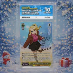ACE 10 Nodoka Toyohama SBY/W114-002SP SP Signed Graded Weiss Schwarz Bunny Girl - Image 1