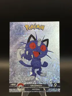 Meowth #52 - Cracked Ice Holo - Crystal Collection 2024 - Pokemon Card - Image 1