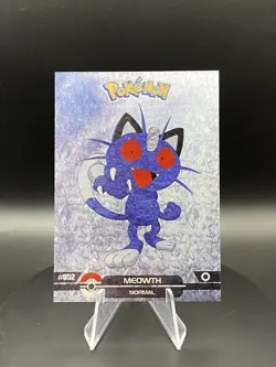 Meowth #52 - Cracked Ice Holo - Crystal Collection 2024 - Pokemon Card - Image 2