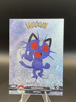 Meowth #52 - Cracked Ice Holo - Crystal Collection 2024 - Pokemon Card - Image 3