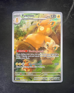 Pawmot 209/198 Scarlet & Violet Base Set Pokemon Card NM Pack Fresh - Image 1