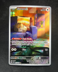 Skywovet 222/198 Scarlet & Violet Base Set Pokemon Card NM Pack Fresh - Image 1