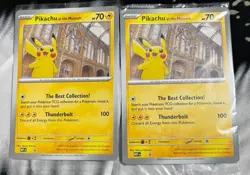 Pokemon National History Museum Pikachu at the museum Promo Card sealed mint x 2 - Image 1
