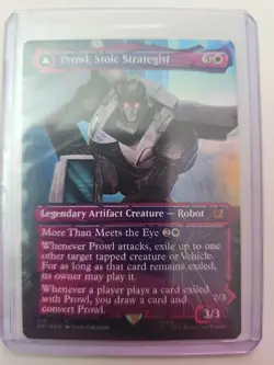 FOIL PROWL, STOIC STRATEGIST (SHATTERED GLASS) Transformer Magic MTG MINT CARD - Image 1