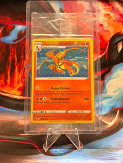 Special Delivery Charizard SWSH075 SWSH: Sword & Shield Promo Card Holo Sealed - Image 1