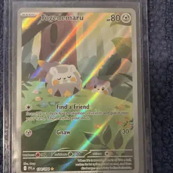 Pokemon TCG Togedemaru 104/094 PFL Full Art Holo Basic Card 80 HP Card Stock - Image 1