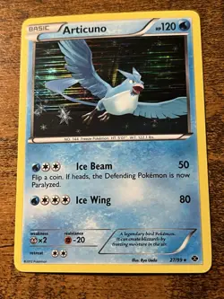 Articuno 27/99 Next Destinies Holo Rare Pokemon Card TCG - Image 1