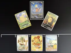 Pokemon Van Gogh - Mixed Art - Lot of 6 Cards! Pikachu, Snorlax, ... - Image 1
