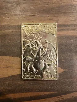 Pokemon Charizard 23K Gold Plated Trading Card 1999. - Image 1