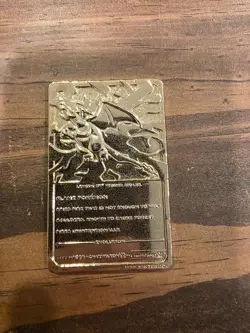 Pokemon Charizard 23K Gold Plated Trading Card 1999. - Image 2
