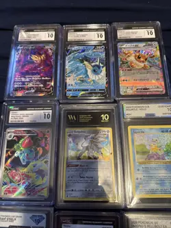 Pokemon TCG Slabs 10 Graded Cards - Image 2