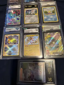 Pokemon TCG Slabs 10 Graded Cards - Image 3