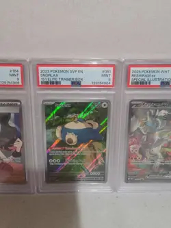 Reshiram ex 166/086 Sv: White Flare Holo Psa 8. Lot Of 5 Different Cards - Image 4