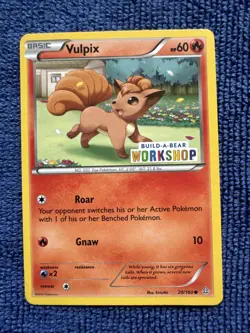 Vulpix 20/160 Build A Bear Promo Primal Clash XY Pokemon Card Light Play - Image 1