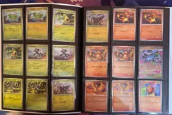 🔥 Phantasmal Flames 100% Complete Master Base Set 178 Cards + Binder - Image 2