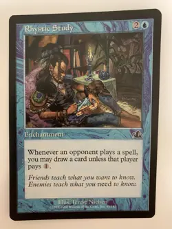 MTG LP Rhystic Study Prophecy Regular - Image 1
