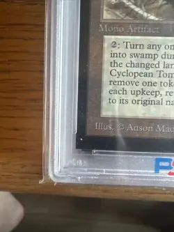 1993 MtG Magic: the Gathering: Cyclopean Tomb CE Rare WOTC PSA 8 - Image 5