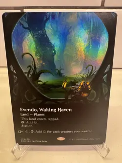 Evendo, Waking Haven (Borderless) Edge of Eternities Foil - Image 1