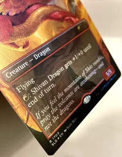 MTG Shivan Dragon BORDERLESS Secret Lair Drop Julie Bell 1709 NM - Image 2