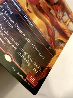 MTG Shivan Dragon BORDERLESS Secret Lair Drop Julie Bell 1709 NM - Image 3