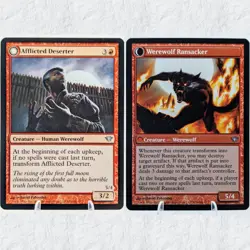 Afflicted DeserterWerewolf Ransacker | MTG DKA | EDH Werewolf Artifact Removal - Image 1