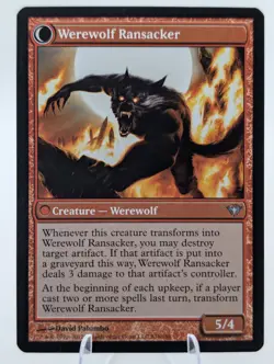 Afflicted DeserterWerewolf Ransacker | MTG DKA | EDH Werewolf Artifact Removal - Image 2