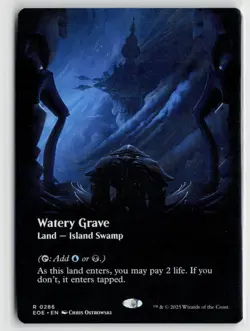 MTG Edge Of Eternities Watery Grave Borderless x1 NM Rare 286 - Image 1