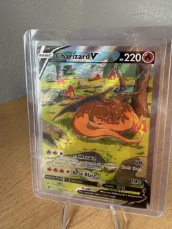 Charizard V - SWSH260 UPC Black Star Promo Alternate Art Pokemon - NM/LP - Image 1
