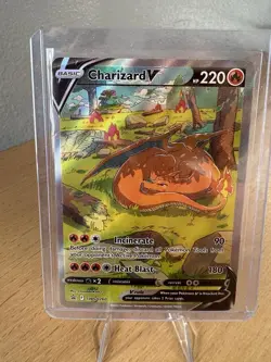 Charizard V - SWSH260 UPC Black Star Promo Alternate Art Pokemon - NM/LP - Image 2
