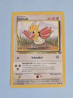 2000 Habitak (Spearow) 62/64 - Jungle Set - German - NM Pokemon TCG - WotC - Image 1