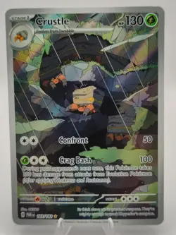Crustle 183/182 SV Paradox Rift Illustration Rare Holo Pokemon TCG T112 - Image 1
