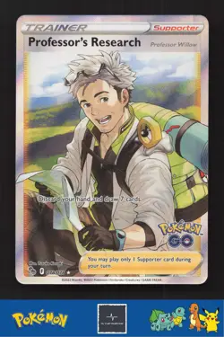 2022 Pokemon SWSH Pokemon GO 078/078 Professor's Research - Image 1