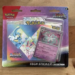 Pokemon TCG Prismatic Evolutions Tech Sticker Collection - Sylveon - New Sealed! - Image 1