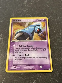 Pokemon EX Hidden Legends 2004 Beldum 54/101 Reverse Holo - Image 1