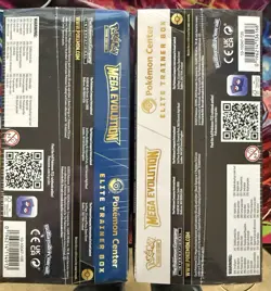 Pokemon Mega Evolution Pokemon Center Elite Trainer Box ETB Set of 2 Sealed - Image 5