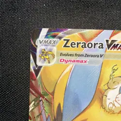 Pokemon Zeraora VMAX GG42/GG70 Crown Zenith Galarian Gallery Art Holo - Image 3