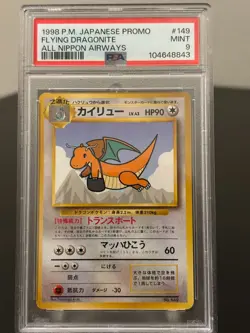 Flying Dragonite All Nippon Airways 1998 Pokemon Japanese PSA 9 - Image 1
