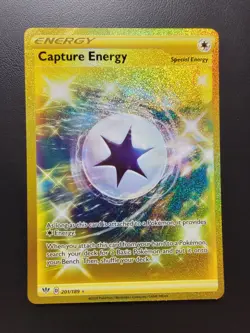 Capture Energy (Secret) 201/189 Swsh03: Darkness Ablaze Holo pokemon - Image 1
