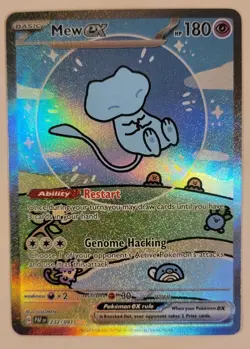 Pokemon TCG Mew EX 232/091 Sv: Paldean Fates Bubble Mew Sir - Image 1