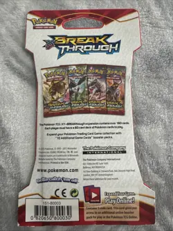 Pokemon XY Breakthrough Sleeved Booster Pack Art - New Sealed 820650800030 - Image 2